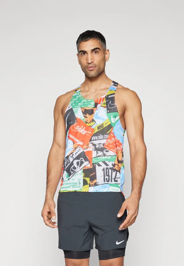 RUN ENERGY FAST  - Top - total orange/reflective silver