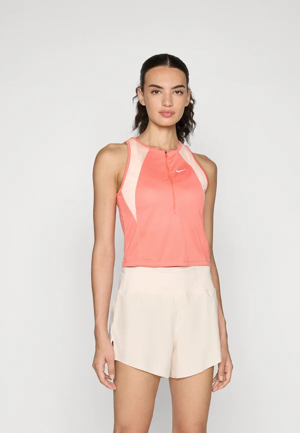 RUN SINGLET - Top - magic ember/washed coral/reflective silver-coloured