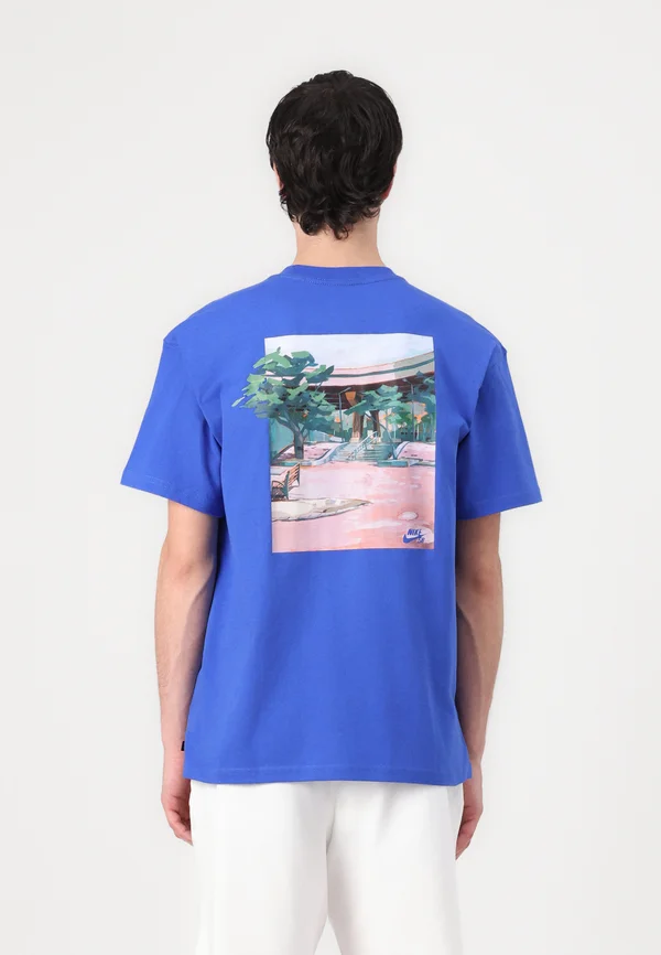 RUN TEE - T-Shirt print - blue beyond
