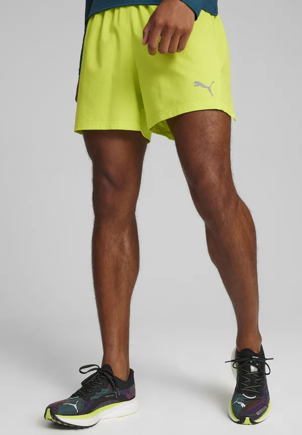 RUN VELOCITY ULTRAWEAVE LAUF - Kurze Sporthose - lime pow