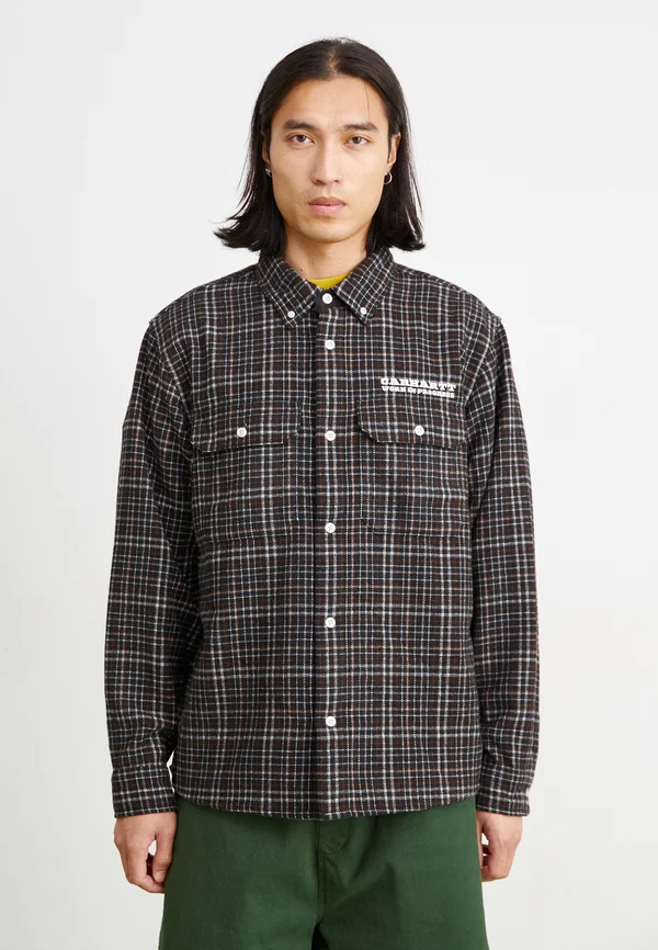 RUNAWAY MILLETT - Hemd - millett check, black / wax
