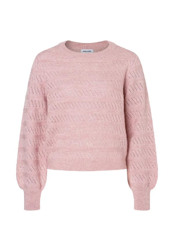RUNDHALS - Strickpullover - dusty rose