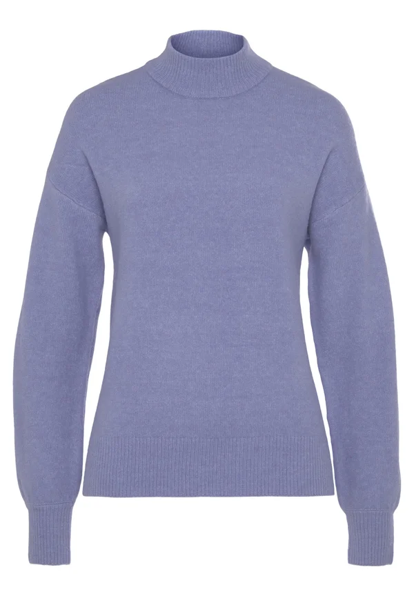 RUNDHALS - Strickpullover - hellblau