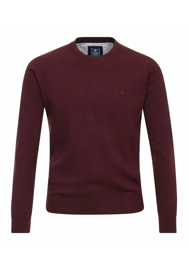RUNDHALS - Strickpullover - rot