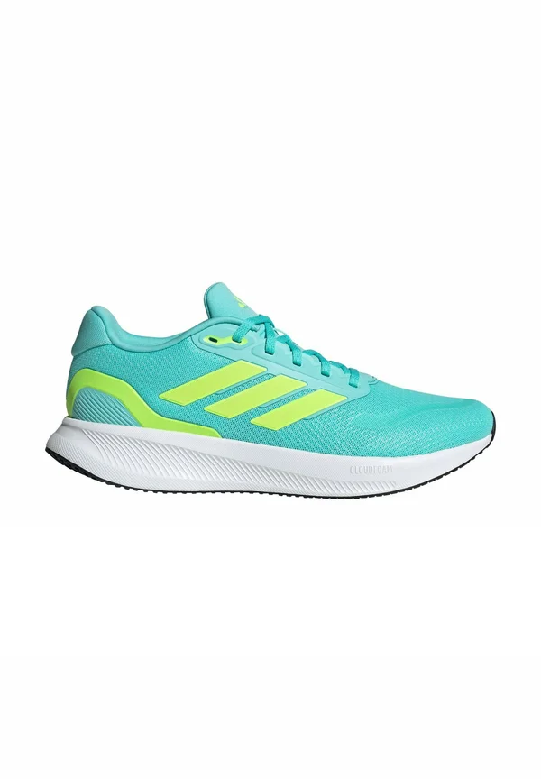 RUNFALCON 5 - Laufschuh Straße - flash aqua lucid lemon core black