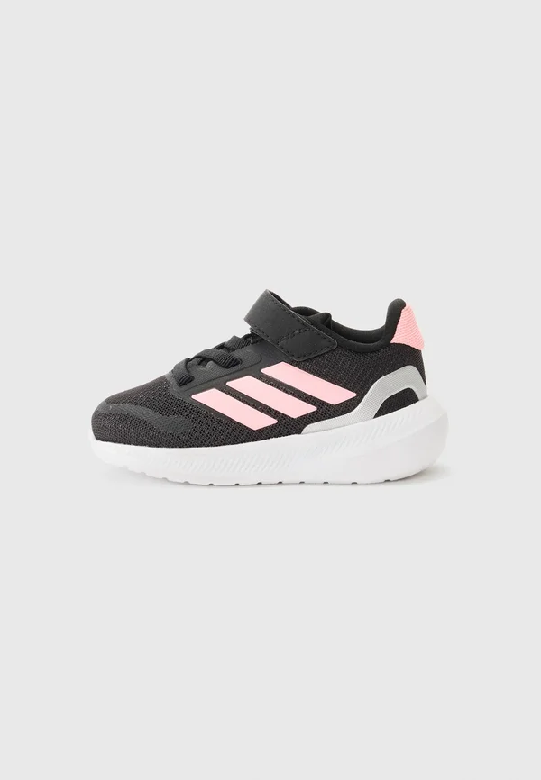 RUNFALCON UNISEX - Laufschuh Straße - core black/pink spark/silver-coloured