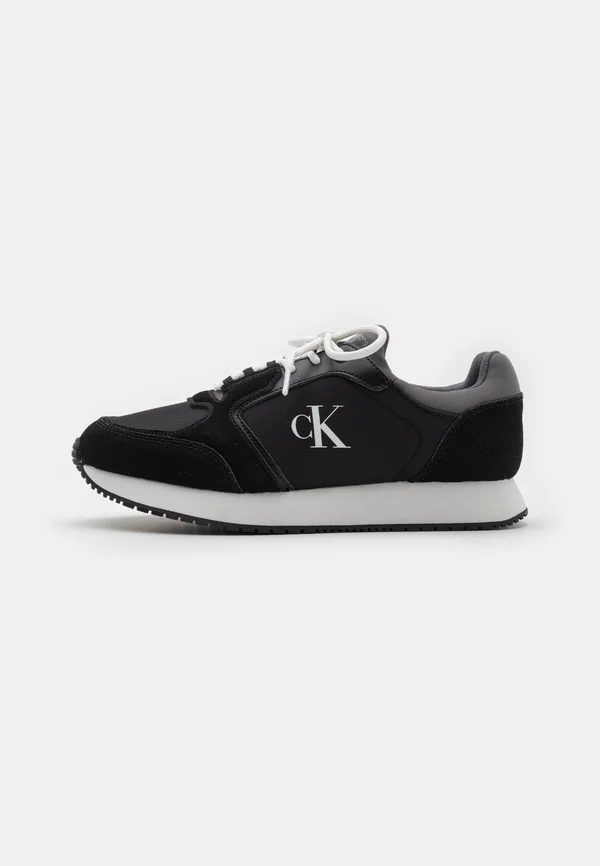 RUNNER SOCK LACEUP  - Sneaker low - black/charcoal grey/bright white