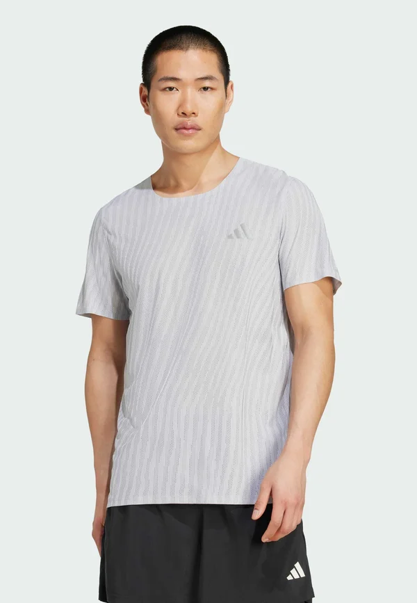 RUNNING CLIMACOOL - Sport T-Shirt - halo silver   white