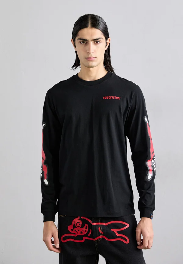 RUNNING DOG - Langarmshirt - black
