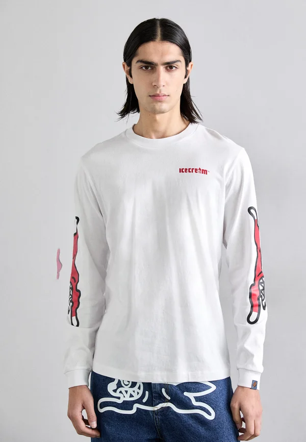 RUNNING DOG - Langarmshirt - white