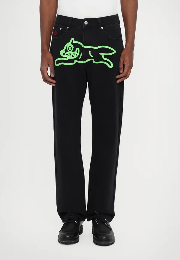 RUNNING DOG PANT - Jeans Straight Leg - black denim