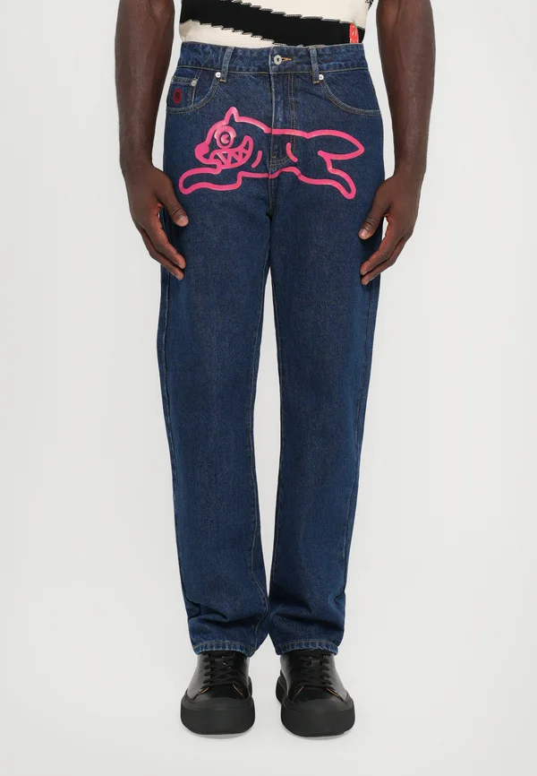 RUNNING DOG PANT - Jeans Straight Leg - indigo