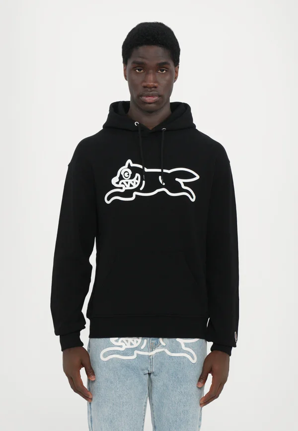 RUNNING DOG POPOVER HOOD - Sweatshirt - black