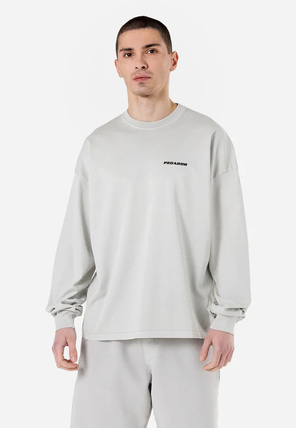 RUSK LOGO - Langarmshirt - vintage light grey,black
