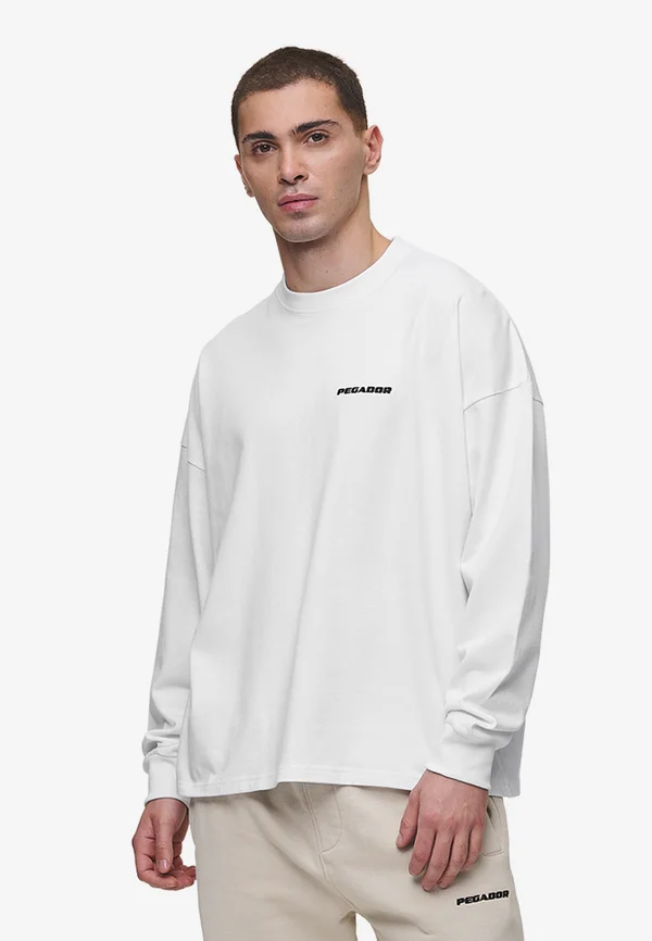 RUSK LOGO - Langarmshirt - white