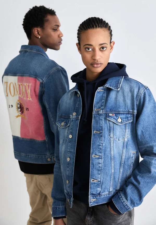RYAN UNISEX - Jeansjacke - denim medium