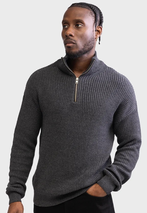 RYDER - Strickpullover - black