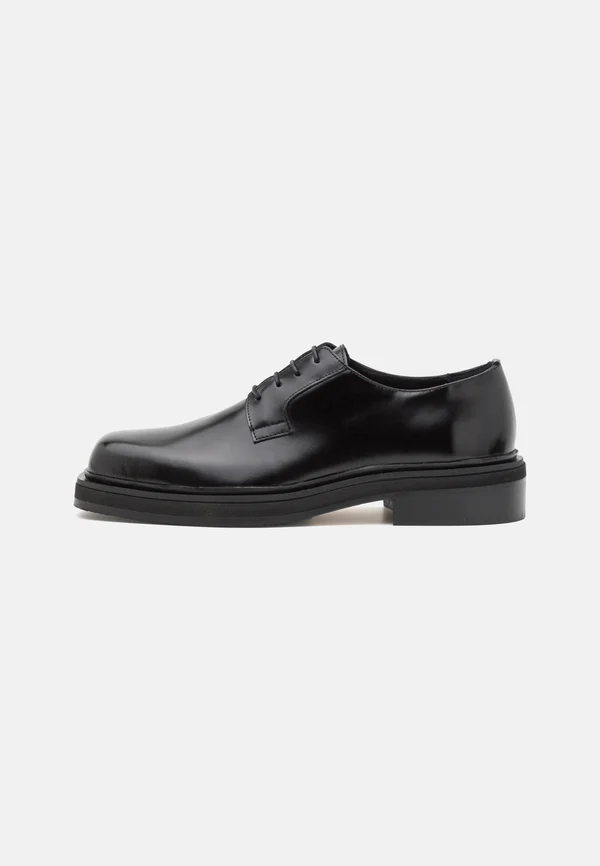 RYKER SQUARE TOE DERBY - Schnürer - black