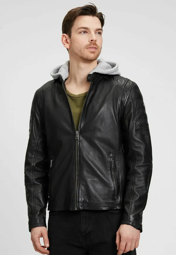 RYLO LAKEV - Lederjacke - black