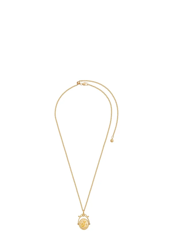 S INITIAL SUNFLOWER SPINNER CHAIN - Halskette - gold-coloured