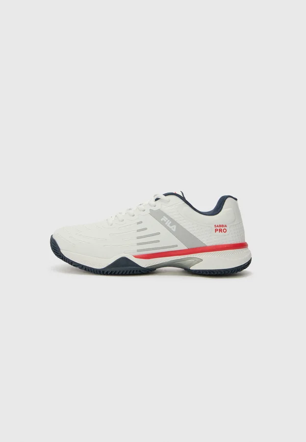 SABBIA PRO - Tennisschuh für Sandplätze - white/red