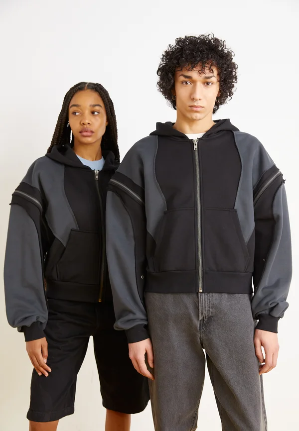 SACRIFICE ZIP HOODIE UNISEX - Sweatjacke - black/grey