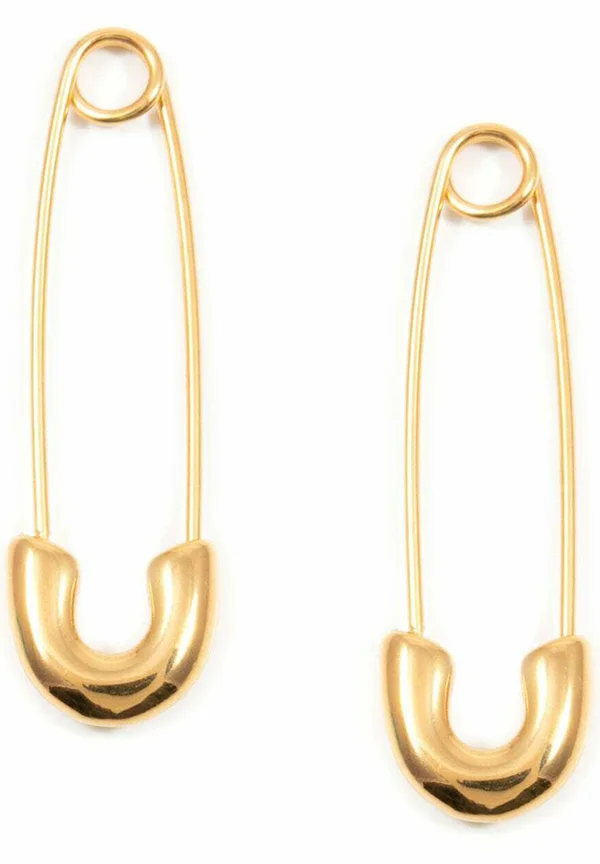 SAFETY PIN  - Ohrringe - goldfarben