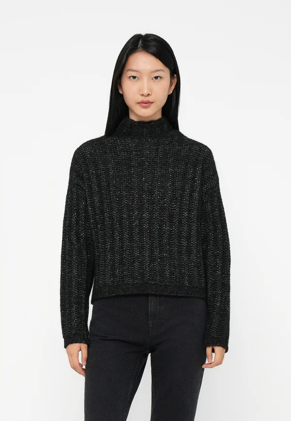 SAFINEYNY - Strickpullover - black