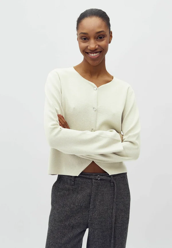 SALINA-M - Strickjacke - sugar