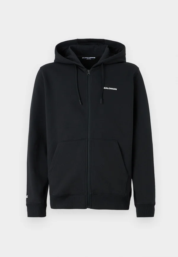 SALOMON LOGO UNISEX - Sweatshirt - deep black