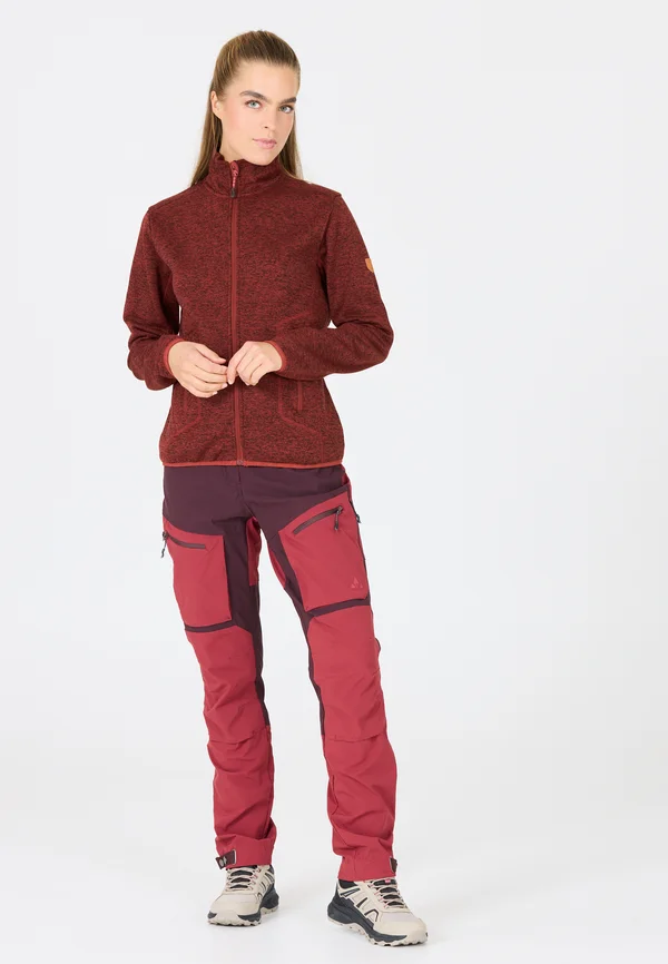 SAMANI W MELANGE - Trainingsjacke - red pear
