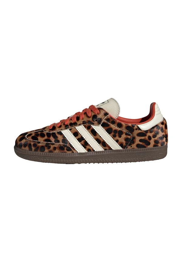 SAMBA OG LEOPARD - Sneaker low - core black preloved red cream white