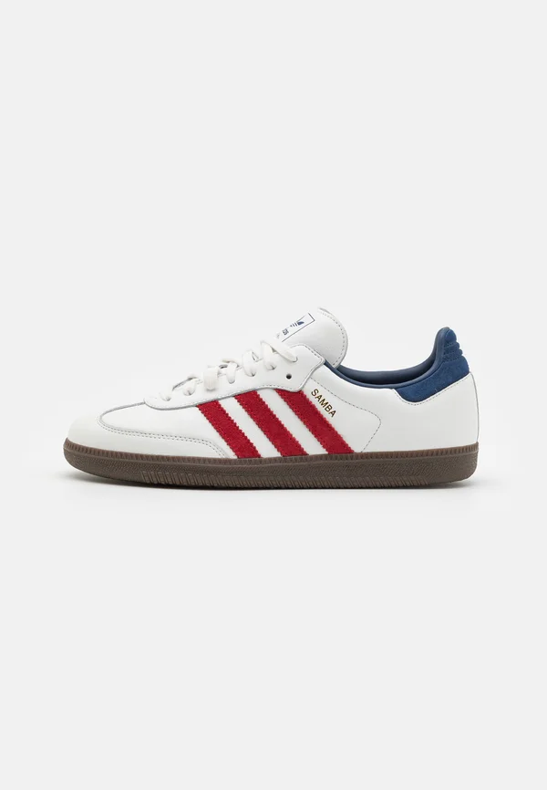 SAMBA OG - Sneaker low - core white/team victory red/night indigo