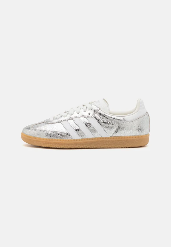 SAMBA OG - Sneaker low - silver metallic/footwear white/core white