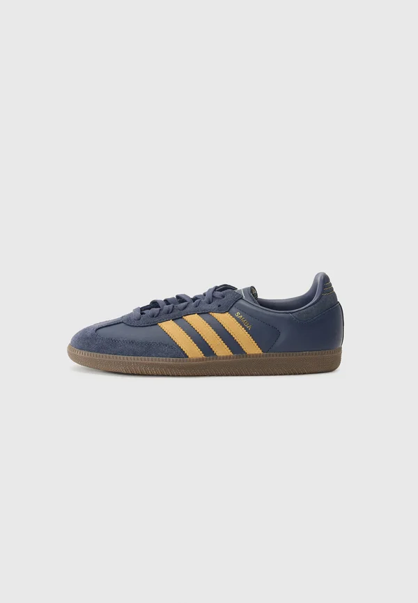 SAMBA OG UNISEX - Sneaker low - shadow navy/golden beige/gum