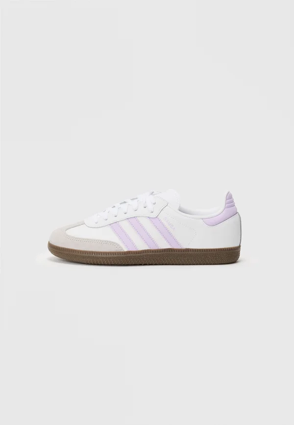 SAMBA OG UNISEX - Sneaker low - white/powder plum/gum