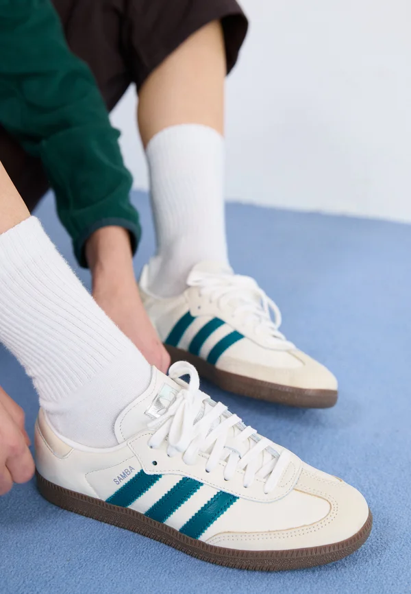SAMBA  - Sneaker low - cloud white/legacy teal/wonder white