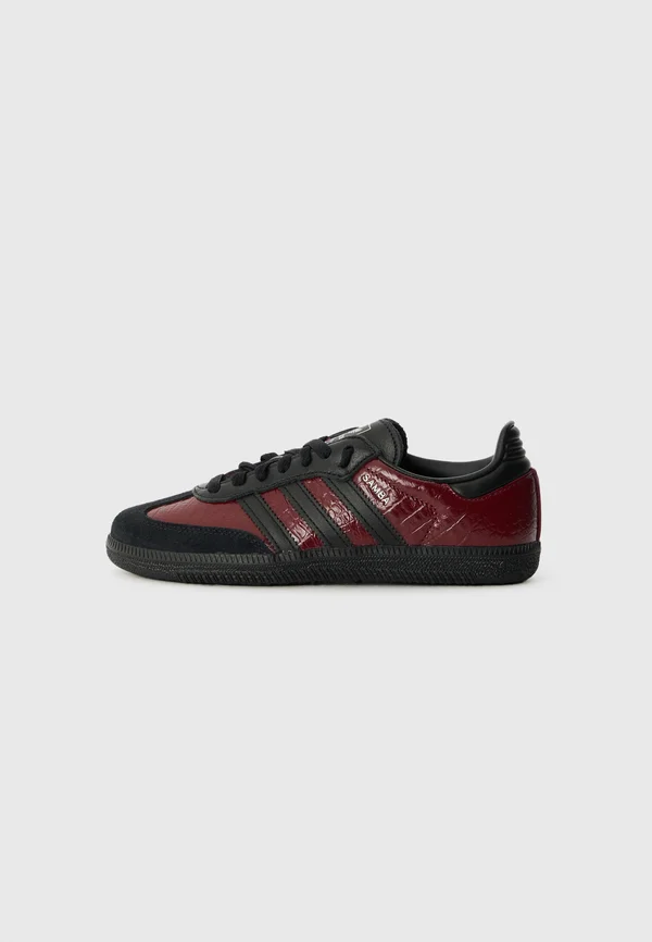 SAMBA UNISEX - Sneaker low - shadow red/core black/silver met