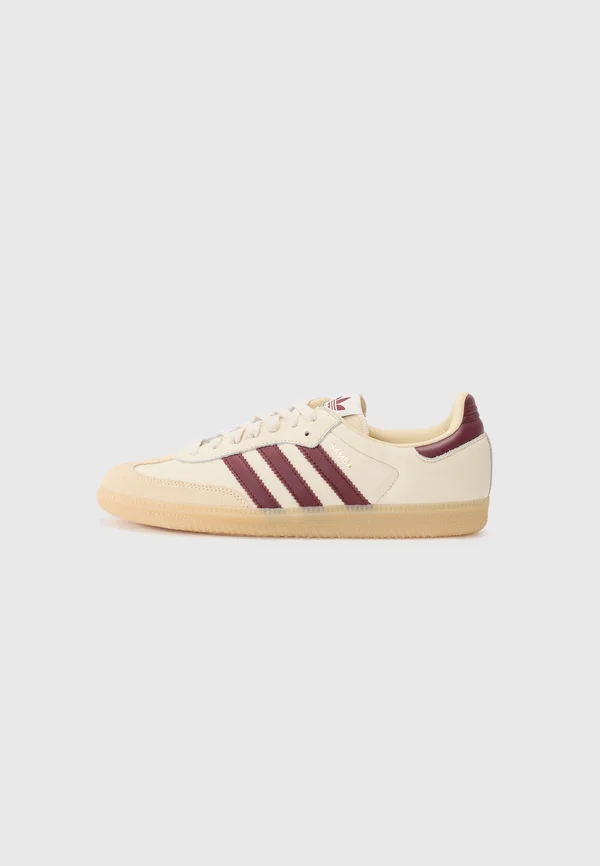SAMBA UNISEX - Sneaker low - white/shadow red/gum