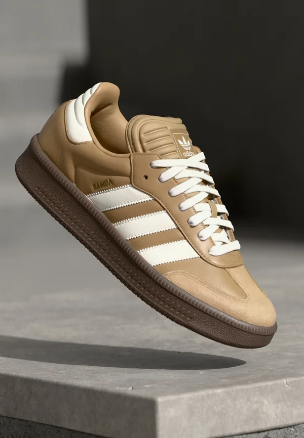 SAMBA XLG UNISEX - Sneaker low - cardboard/core white