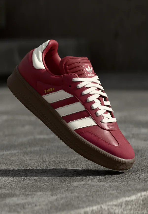 SAMBA XLG UNISEX - Sneaker low - noble maroon/core white