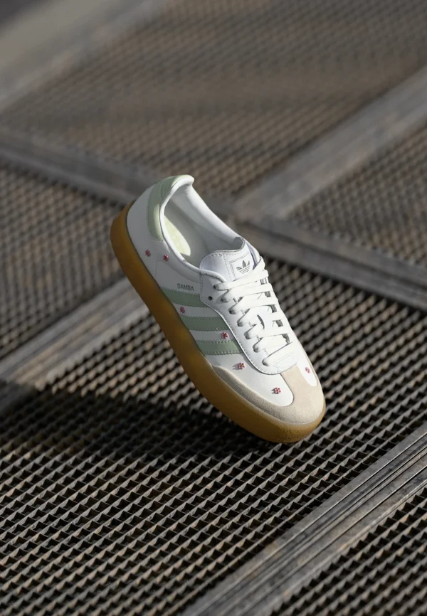 SAMBAE - Sneaker low - footwear white/green
