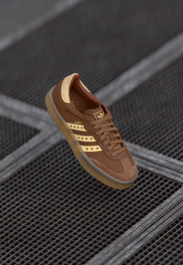 SAMBAE - Sneaker low - preloved brown/orange tint/clear sky