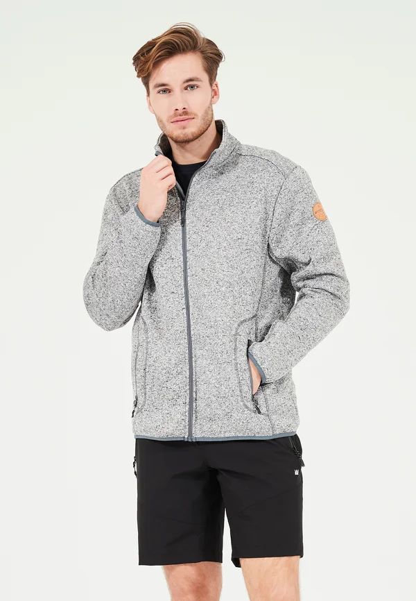 SAMPTON - Fleecejacke - b light grey melange