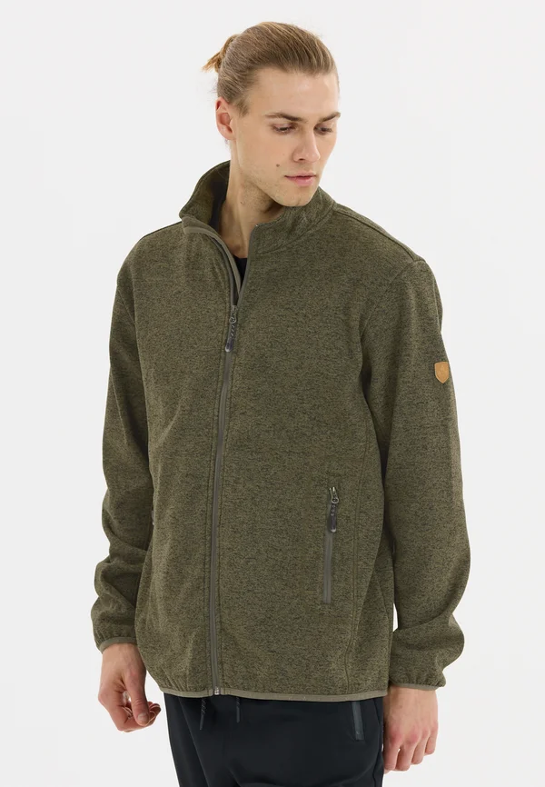 SAMPTON - Fleecejacke - khaki