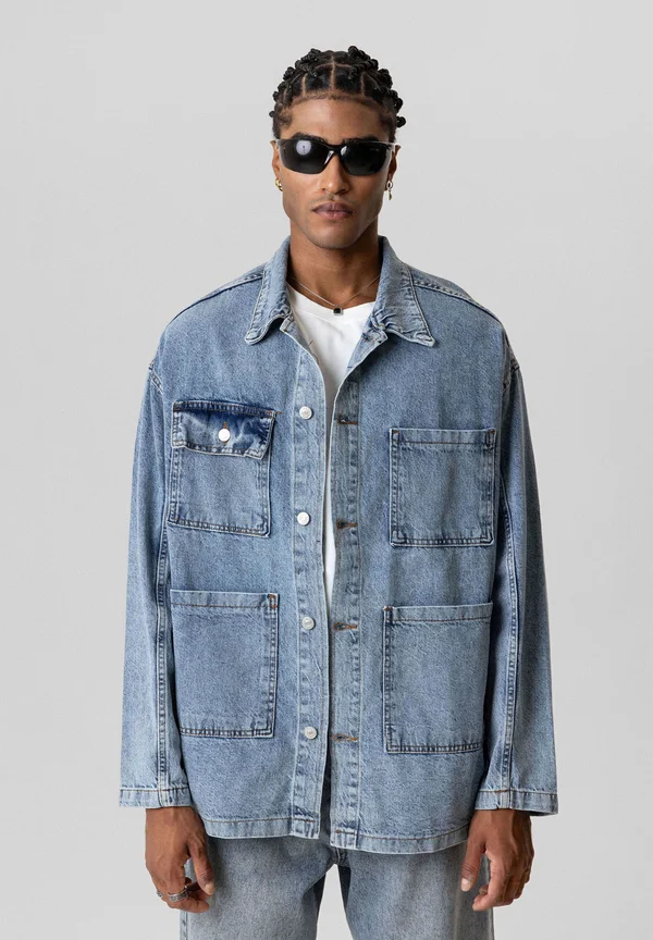SAMUEL - Jeansjacke - denim blue