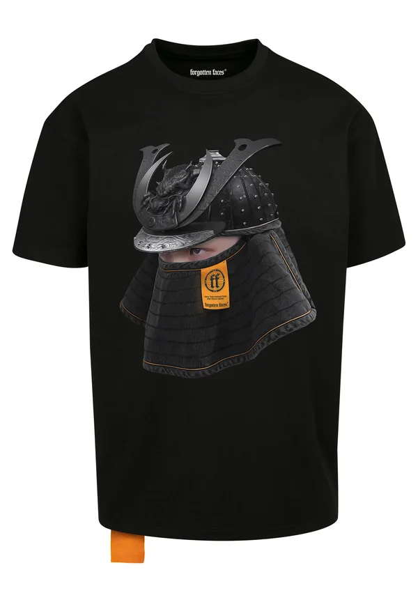 SAMURAI HEAVY OVERSIZED TEE - T-Shirt print - black