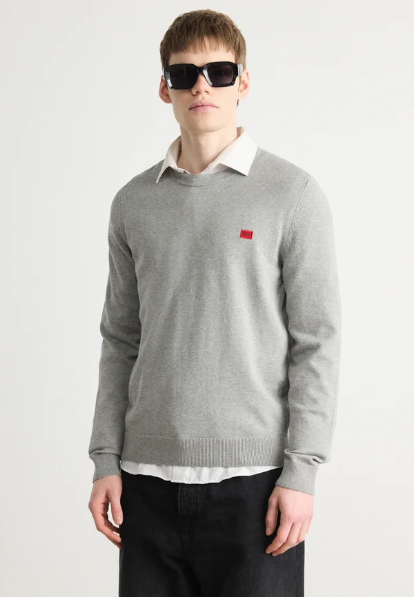 SAN CASSIUS-C1 - Strickpullover - light pastel grey