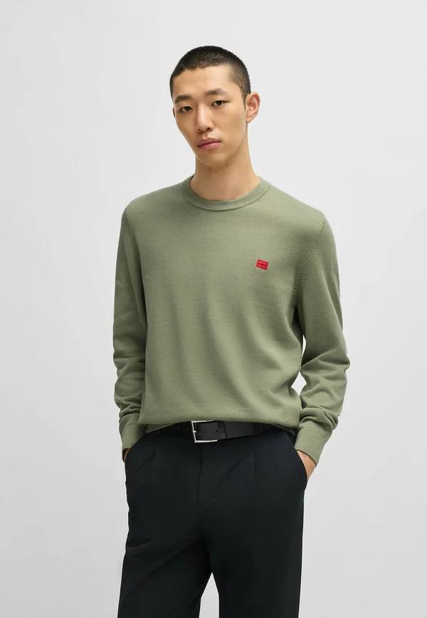 SAN CASSIUS-C1 - Strickpullover - open green fiftyone