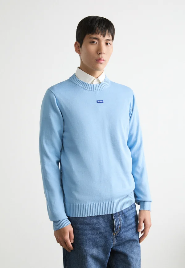 SAN COSMO - Strickpullover - light pastel blue
